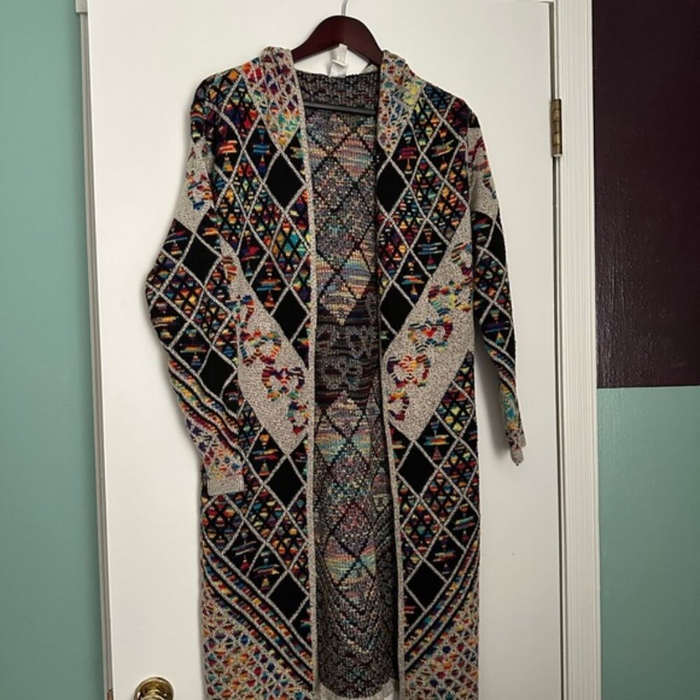Colorful Geometric Women's Cardigan